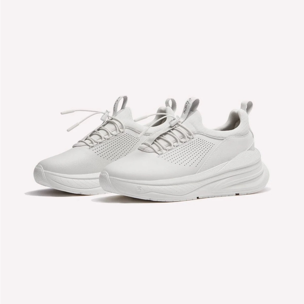 Clove All-White Chunky Athletic Sneaker